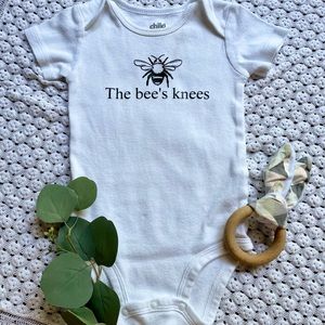 Hand crafted baby onesie